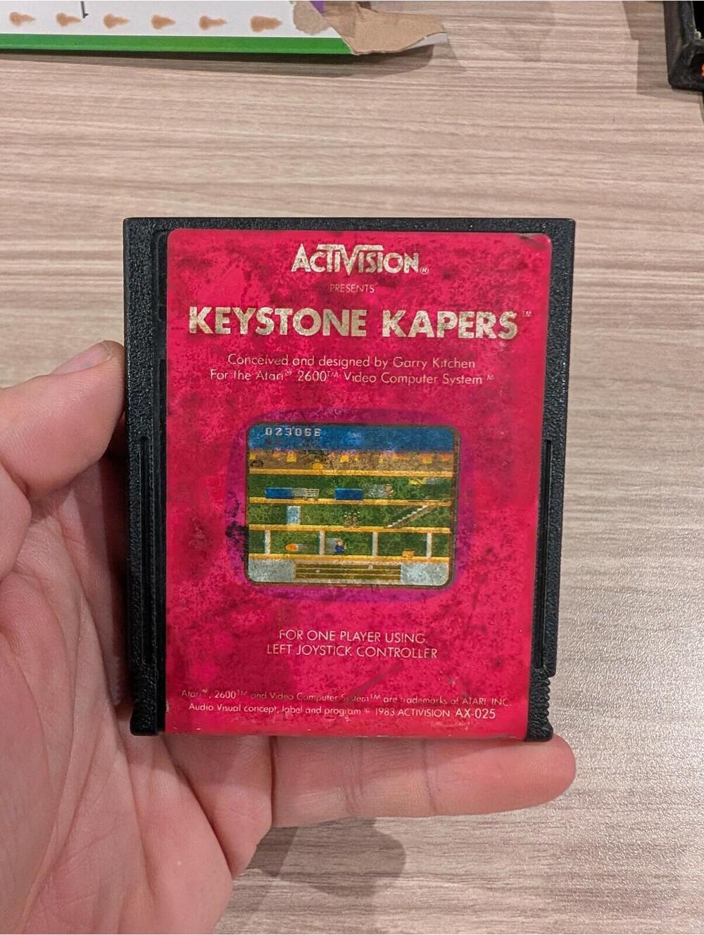 Keystone Kapers Atari 2600 Game Cartridge